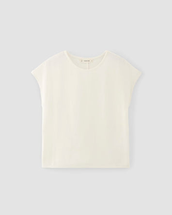 The Mini Jacquard Stripe Top | Bone