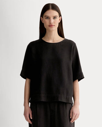 The Relaxed Tee in Buttersoft | Black