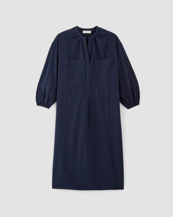 The Gauze Caftan Dress | Navy