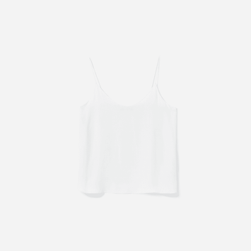 The Washable Clean Silk Cami | Grey White