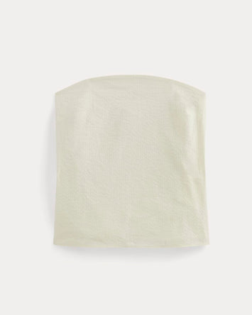 The Seersucker Tube Top | Bone