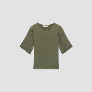 The Satin Relaxed Tee | Kalamata