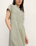 The Craft Dress in Linen | Sage Green