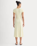 Midi Tee Dress in Butterknit | Light Yellow