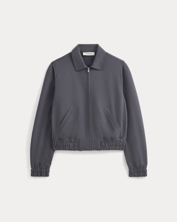 Ponte Aviator Jacket | Graphite