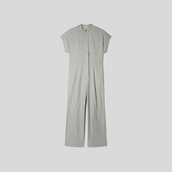 The Easy Workwear Jumpsuit | Canvas Tan / Navy