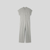 The Easy Workwear Jumpsuit | Canvas Tan / Navy