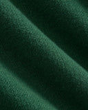 Double Knit Half-Zip in Cotton Merino | Hunter Green