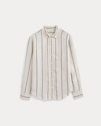 The Must-Have Shirt in Linen | Gardenia/Meteorite