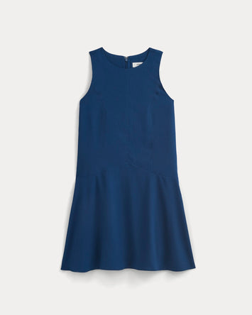 Drop Waist Mini Dress | Estate Blue
