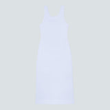 The ’90s Rib Dress | White