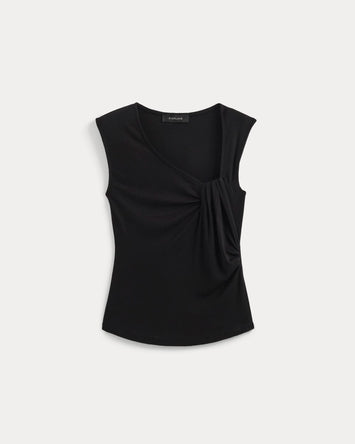 Asymmetrical Top in Butterluxe | Black