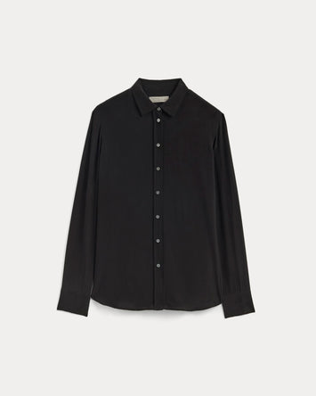 The Must-Have Shirt in Washable Silk | Black