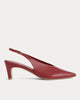 Pointed-Toe Slingback Heel | Rouge