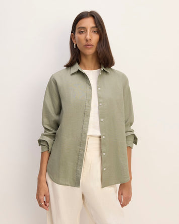 The Must-Have Shirt in Linen | Sage Green