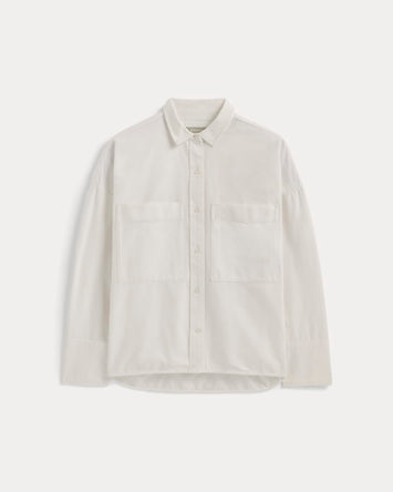 The Boxy Oxford | White