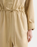 The Utility Drawstring Jumpsuit | Classic Khaki