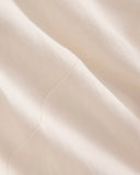 Tie-Front Scallop Tank in Linen | Bone
