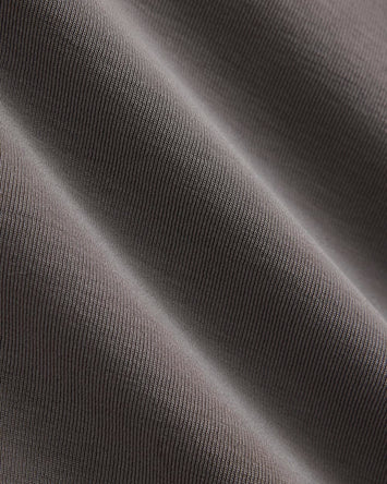 Boatneck Cap-Sleeve Top in Butterknit | Charcoal Grey