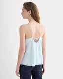 The Tie Back Cami in Washable Silk | Skywriting