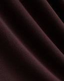 Pique Polo Short-Sleeve Dress | Dark Chocolate