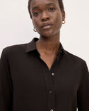 The City Stripe Relaxed Shirt | Black