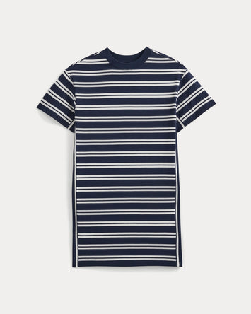 Weekend Tee Mini Dress | True Navy / Canvas Tan