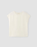 The Mini Jacquard Stripe Top | Bone