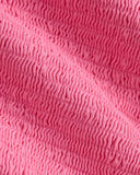 The Gauze Smocked Top | Deep Pink