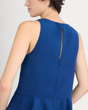 Sleeveless Peplum Top | Estate Blue