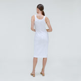 The ’90s Rib Dress | White