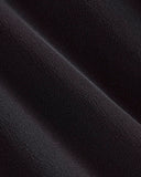 The Notch Shirt in Washable Silk | Black