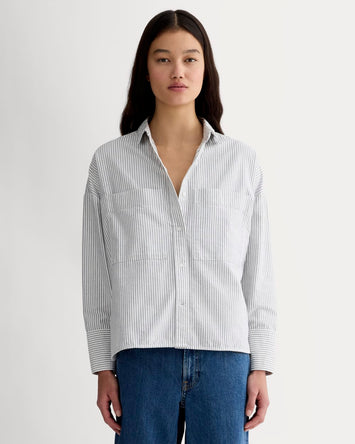The Boxy Oxford | Black / White