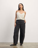The Cami in Butterlite | Bone / Black Square Dot