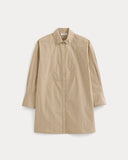 The Mini Shirtdress in Ultrasoft Cotton | Tiger's Eye / Optic White