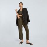 The Linen Shoestring Jumpsuit | Beech