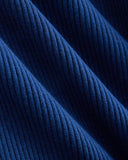 Cutaway Ribbed Midi Dress | Estate Blue