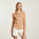 The Button Smock Top | Hazelnut