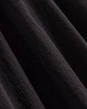 The Gauze Open-Back Dress | Black