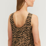 The Poplin Summer Dress | Tiger Stripe Toasted Coconut