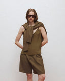 The Tie Back Cami in Washable Silk | Beech