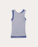 Tissue Layered Tank | Aleutian/Velvet Morning