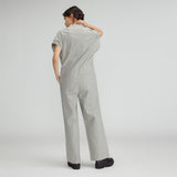 The Easy Workwear Jumpsuit | Canvas Tan / Navy
