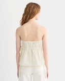 The Seersucker Tube Top | Bone