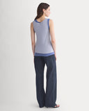 Tissue Layered Tank | Aleutian/Velvet Morning