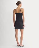 Knit Cami Mini Dress | Black