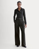 Button-Up Shirt in Essential Cotton | Black