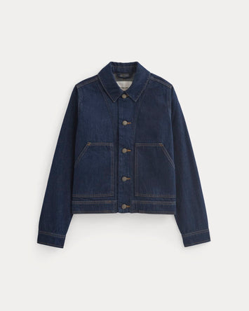 Denim Chore Jacket | Dark Indigo