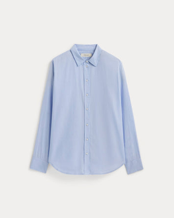The Must-Have Shirt in Silky Cotton | Pale Blue
