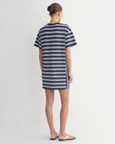 Weekend Tee Mini Dress | True Navy / Canvas Tan